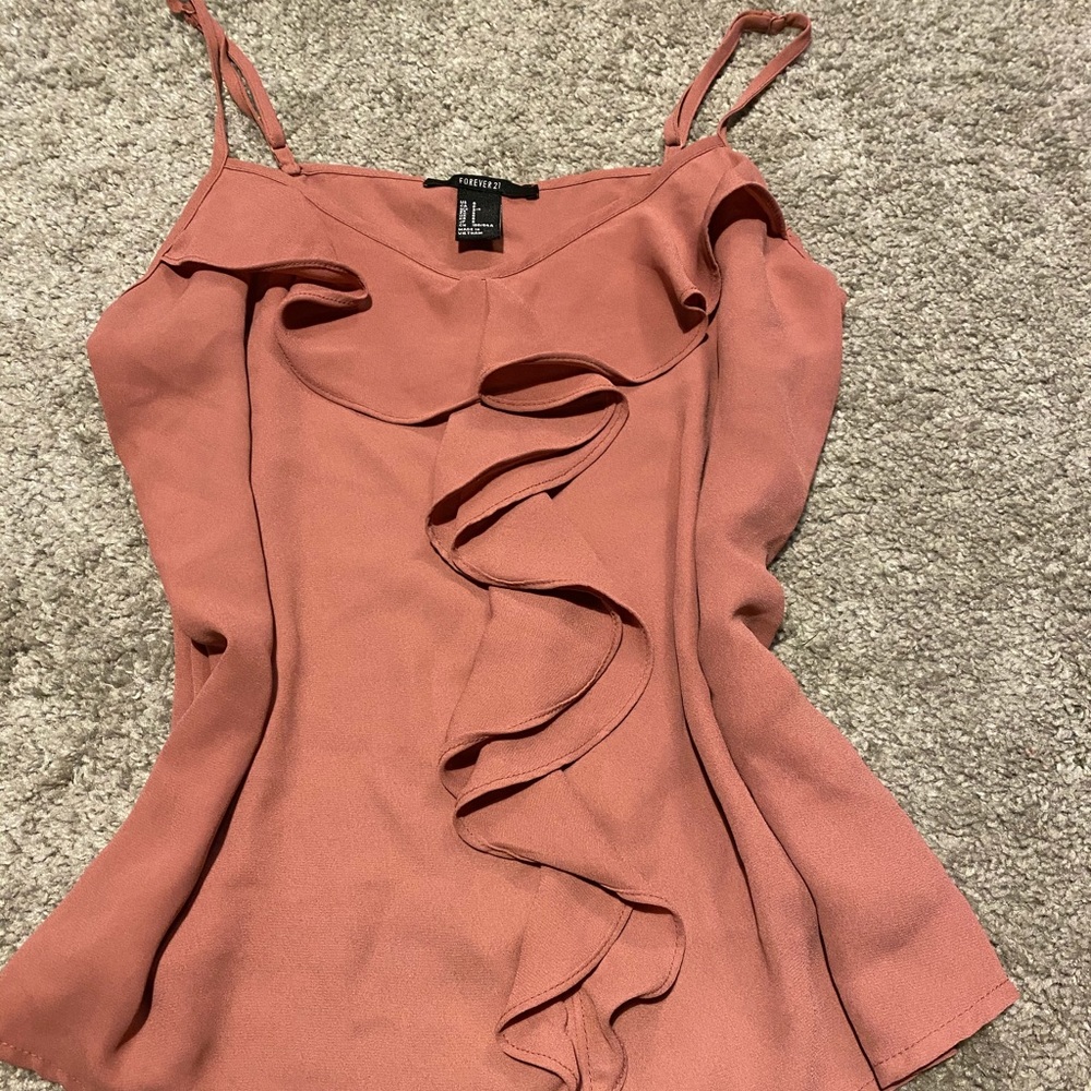 Ruffle tank-SMALL